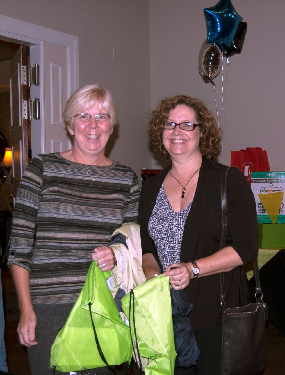 Pictured left to right, are Ellen Davies with co-worker Beth Hoppes, Quality Assurance Supervisor. 
